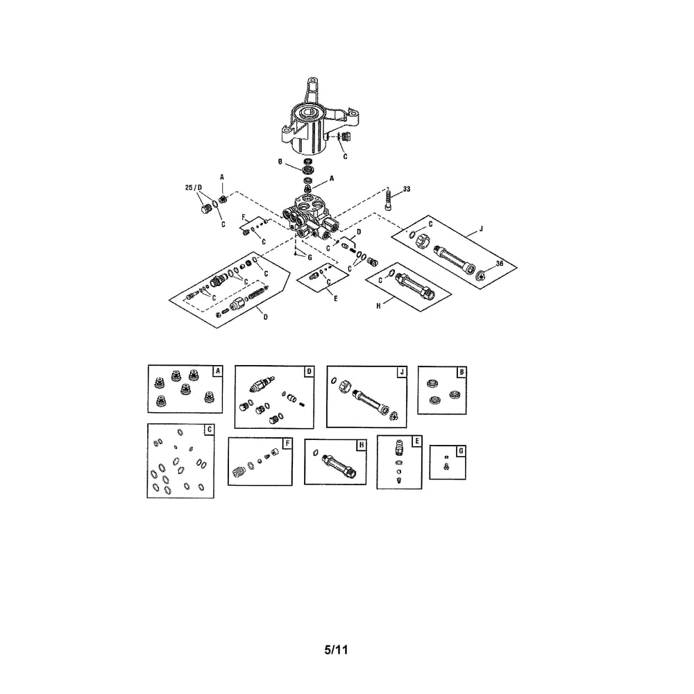 Pressure Washer Diagram and Parts List for 020418  Briggs and Stratton Pressure Washer